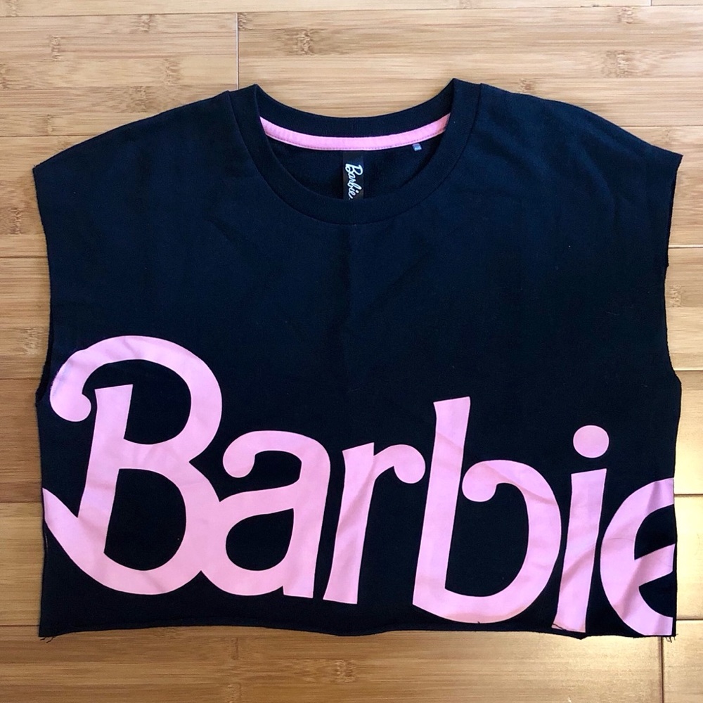 Barbie muscle-t crop NWOT